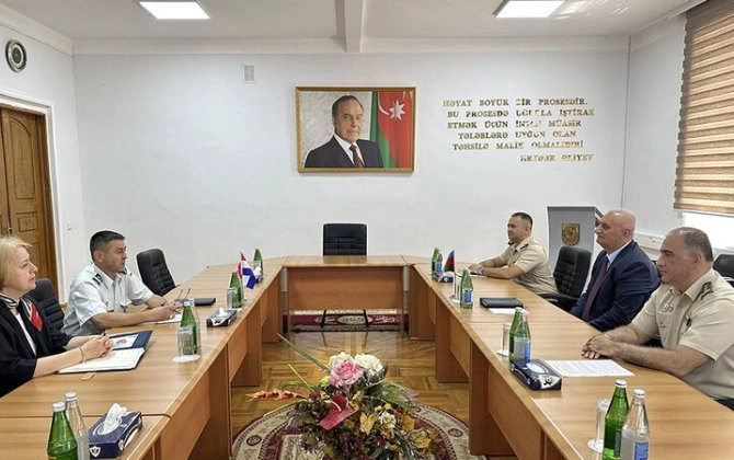 Azərbaycan ilə Xorvatiya arasında hərbi təhsil sahəsində əməkdaşlıq müzakirə olundu - FOTO
