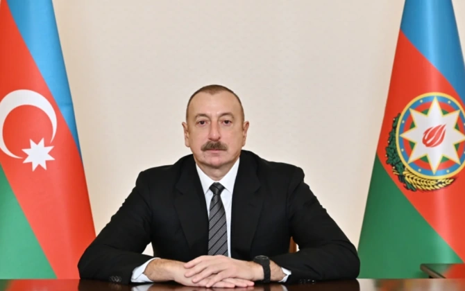 İlham Əliyev İraq prezidentini milli bayram münasibətilə təbrik edib