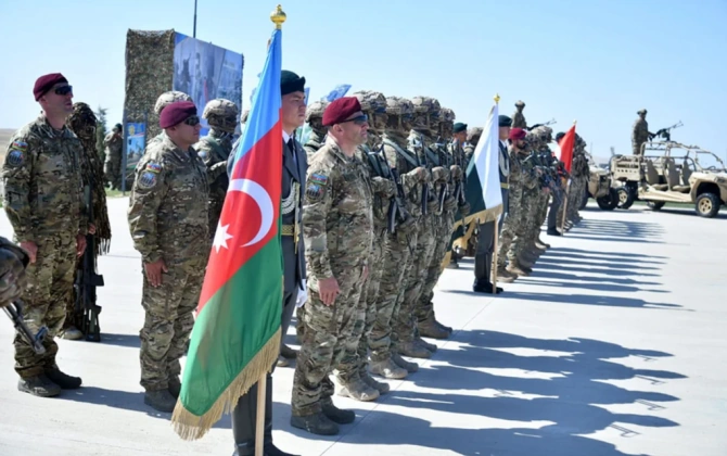 Azərbaycan, Özbəkistan və Türkiyə XTQ-lərin birgə təlimi keçirilib - FOTO