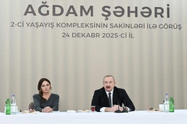 Prezident İlham Əliyev Ağdamda 2-ci yaşayış kompleksinin açılışında iştirak edib - YENİLƏNİB - FOTO
