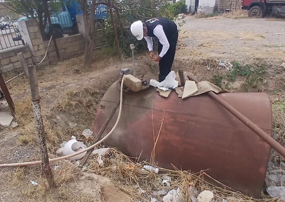 Füzulidə yanacaqdoldurma məntəqəsinin istismarı dayandırıldı - FOTO/VİDEO