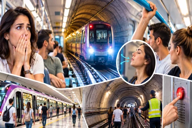 Metro tuneldə dayansa, nə etməlisiniz? Panika təhlükəni ikiqat artırır