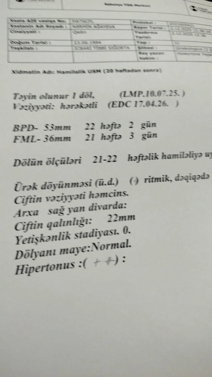 “5 aylıq övladımı Sabunçu xəstəxanasında tələf etdilər”