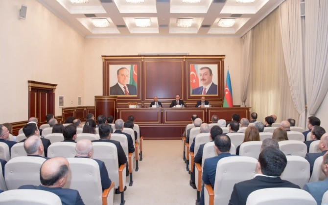 "İri Şəhərlərin Su Təchizatı"nın yeni icraçı direktoru kollektivə təqdim edilib