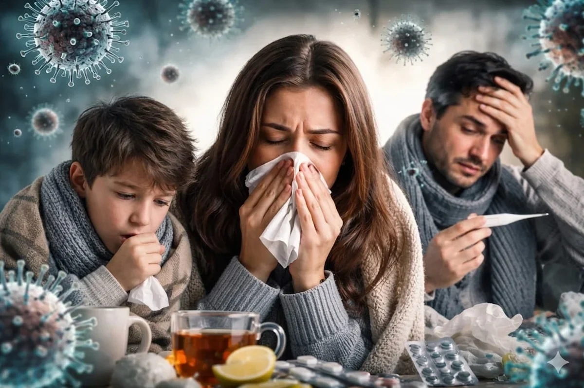 Öskürək, halsızlıq, hərarət: Uşaqların yoluxduğu virus nədir? - FOTO