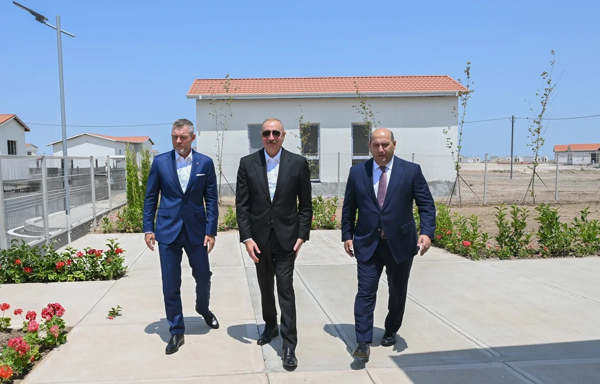 Azərbaycan və Slovakiya prezidentləri Baş Qərvənddə - FOTOLAR