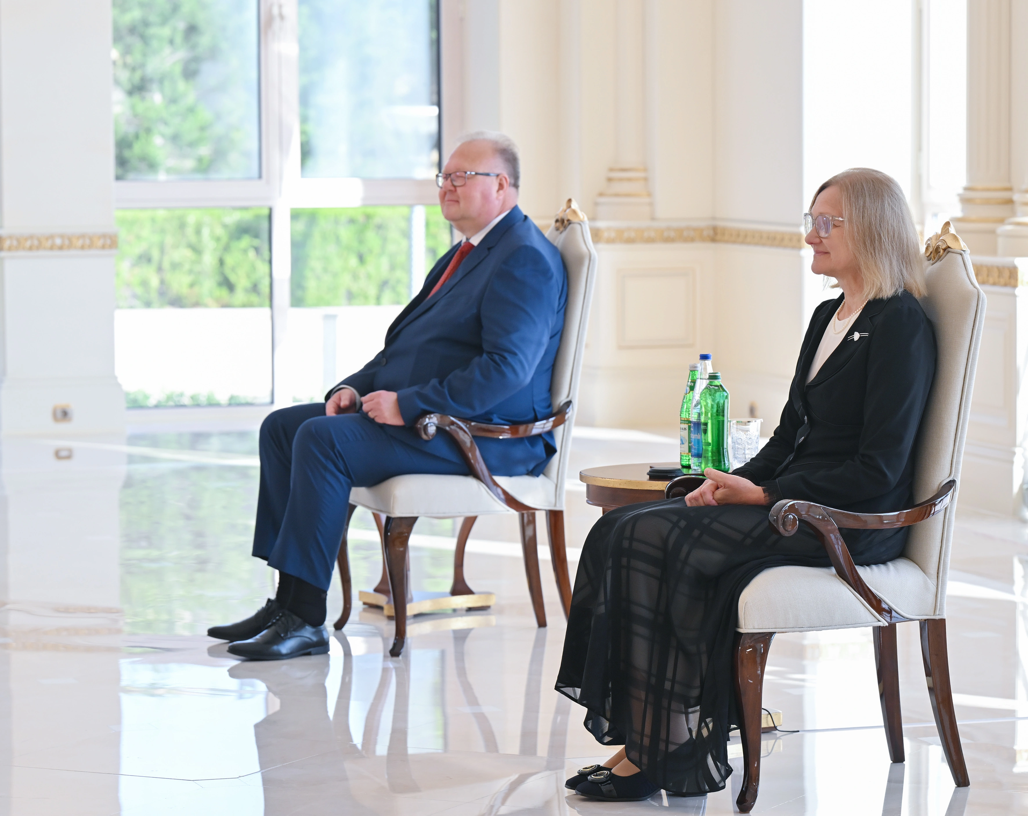 İlham Əliyev Estoniyanın Azərbaycanda yeni təyin olunmuş səfirini qəbul etdi - FOTO