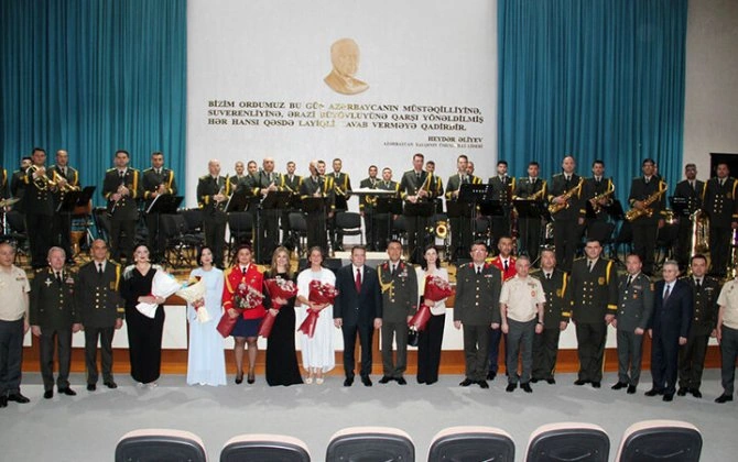 Türkiyə Silahlı Qüvvələrinin Armoni orkestri Bakıda konsert proqramı ilə çıxış etdi - FOTO