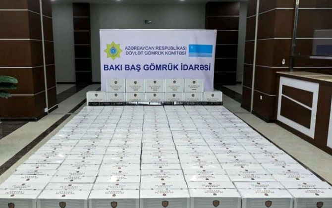 Ölkəyə qanunsuz gətirilən külli miqdarda siqaret aşkarlandı - VİDEO