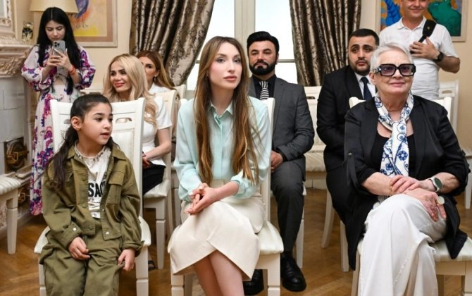 Maqsud İbrahimbəyov Yaradıcılıq Mərkəzində ustad dərsi keçirilib - FOTO