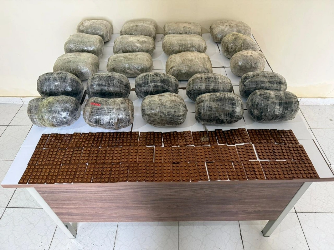 İrandan Azərbaycana 53 kiloqram narkotiki keçirmək istəyən şəxs TUTULDU - FOTO