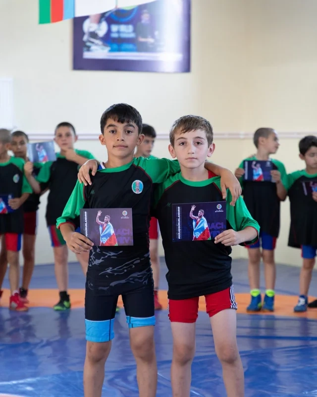 Azərbaycanda yeni güləş zalları istifadəyə verilib - FOTO/VİDEO