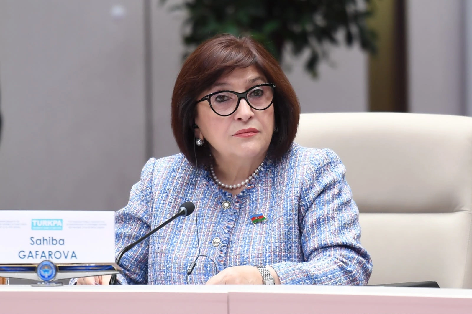 Sahibə Qafarova Bişkekdə TÜRKPA Şurasının iclasında çıxış edib - FOTO