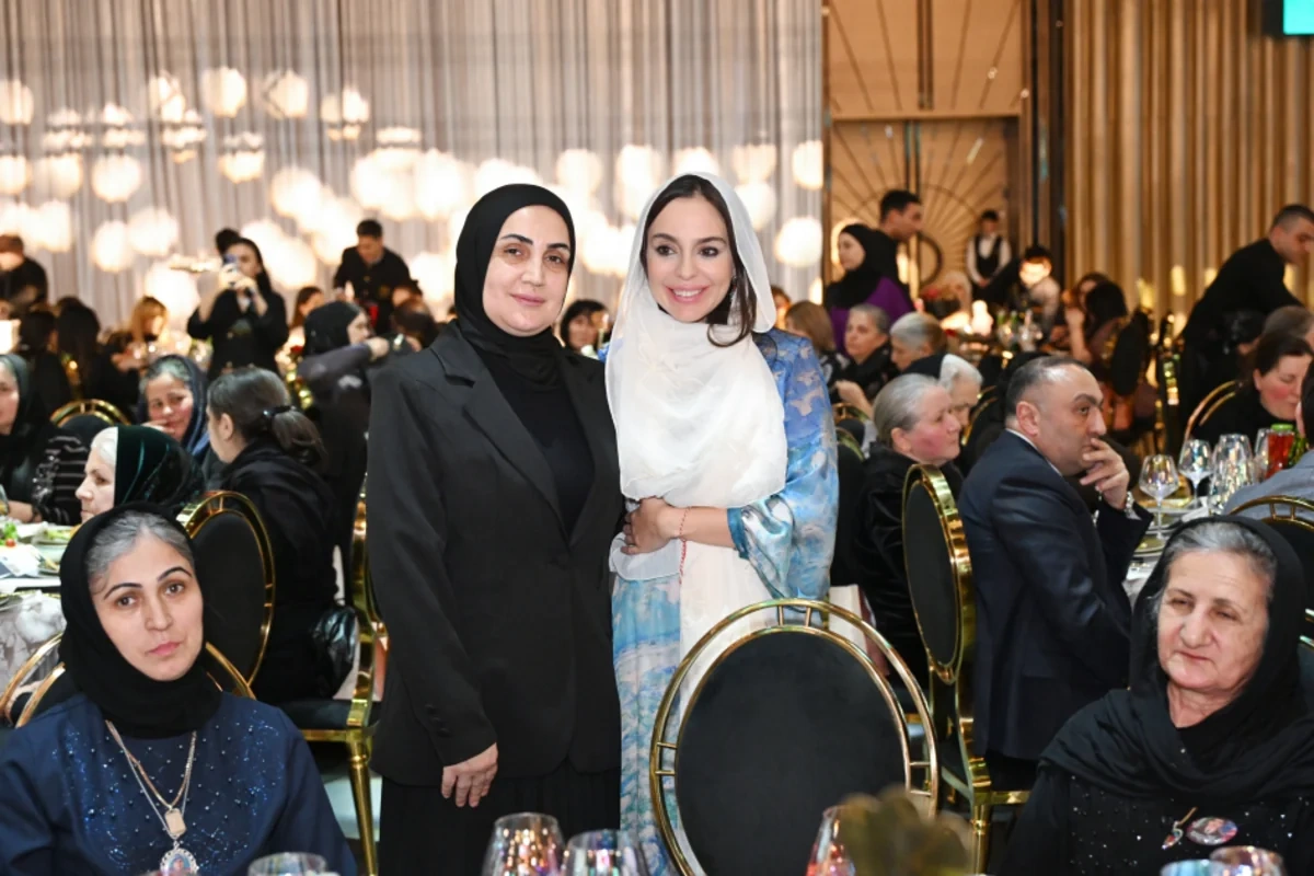 Şəhid analarının iştirakı ilə iftar süfrəsi təşkil olunub - FOTO