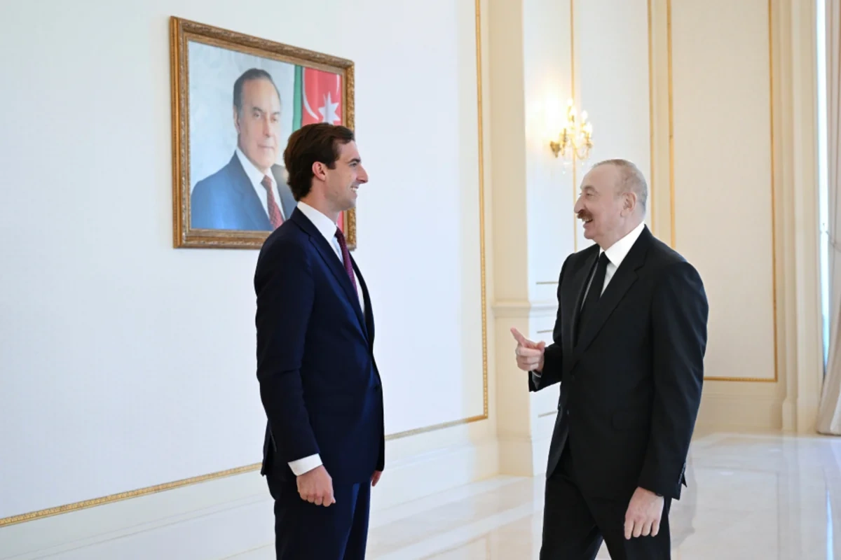 İlham Əliyev Kaleb Orrun başçılıq etdiyi nümayəndə heyətini qəbul etdi - FOTO