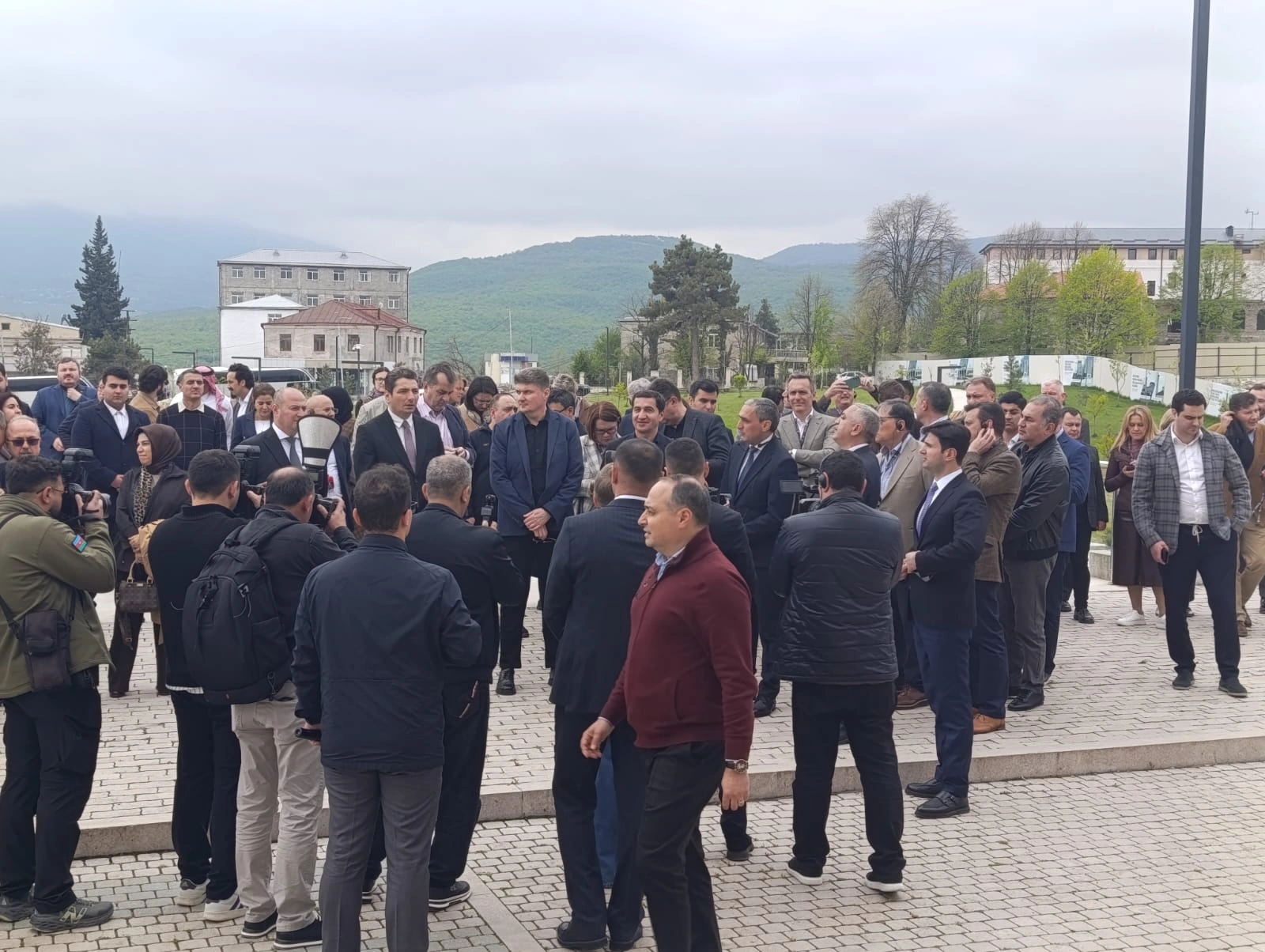 Diplomatik korpusun nümayəndələri Qarabağ Universitetində - FOTO