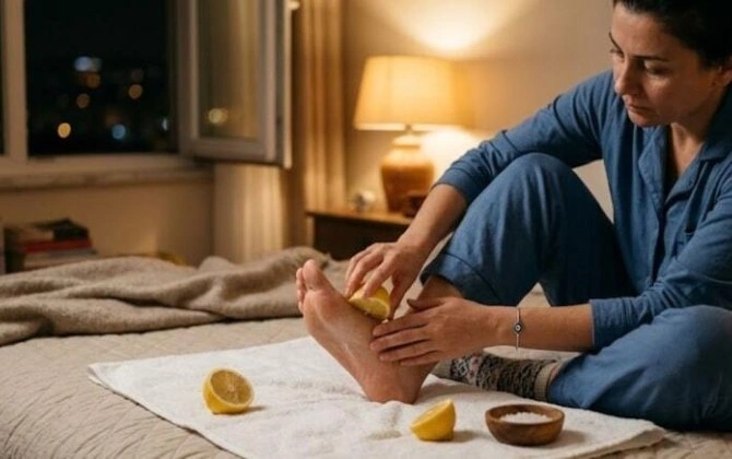 Yatmazdan əvvəl dabanınıza limon sürtün: Gözlənilməz faydaları