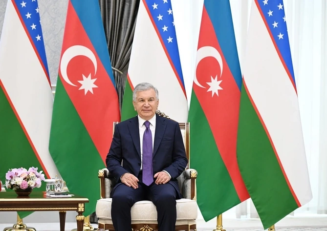 Daşkənddə Azərbaycan və Özbəkistan Prezidentlərinin təkbətək görüşü olub
