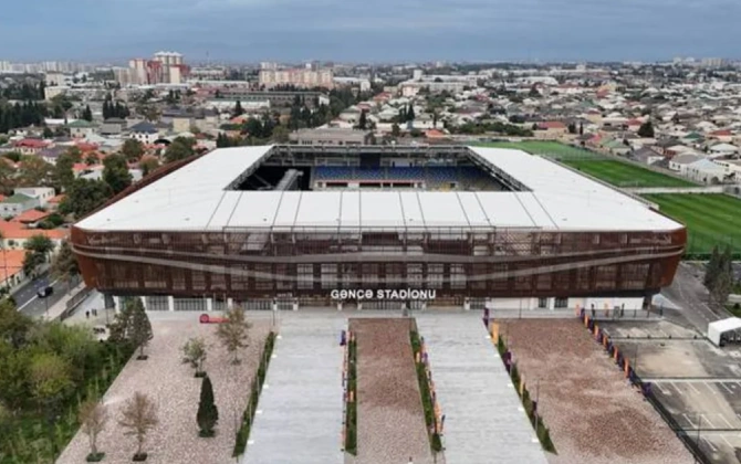 Gəncə şəhər stadionu UEFA-nın 4-cü kateqoriyasına layiq görülüb