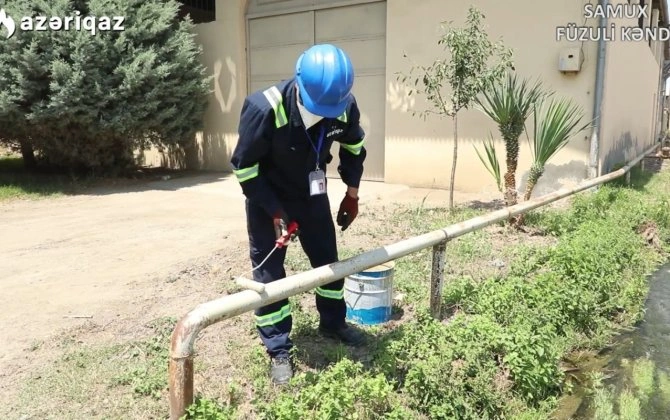“Azəriqaz” Samuxun kəndlərində payız-qış mövsümünə hazırlıq işlərini davam etdirir - FOTO/VİDEO