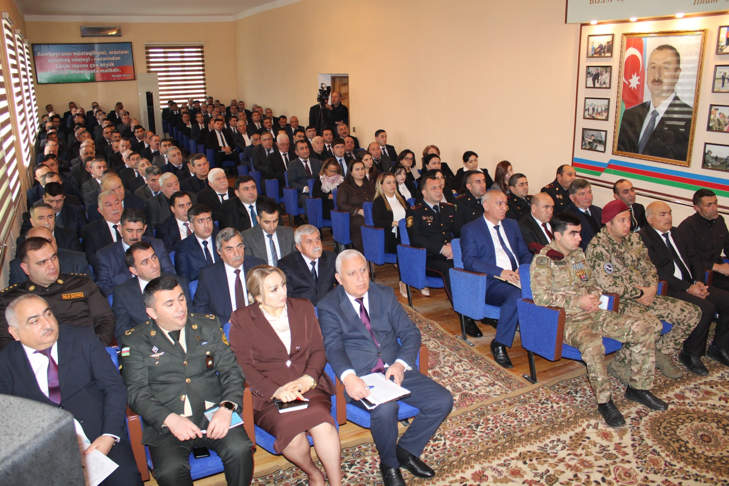 Laçın Rayon İcra Hakimiyyətində olunmuş hesabat yığıncağı keçirilmişdir - FOTO