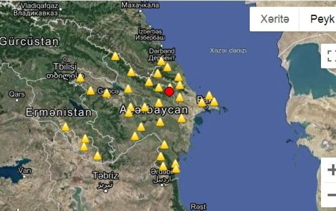 Şamaxıda zəlzələ oldu