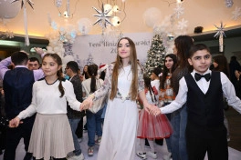 Leyla Əliyeva, Arzu Əliyeva və Alena Əliyeva xüsusi qayğıya ehtiyacı olan uşaqlar üçün təşkil olunan bayram şənliyində iştirak ediblər - FOTO