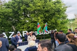 Növbəti köç karvanı Qırmızı Bazar qəsəbəsinə çatıb, açarlar təqdim edilib - FOTO