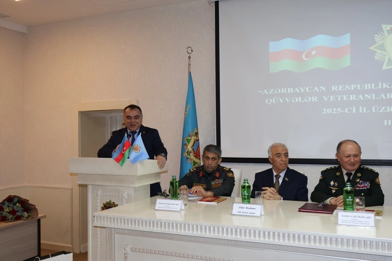 Müharibə, Əmək və Silahlı Qüvvələr Veteranları Təşkilatında hesabat yığıncağı keçirilib