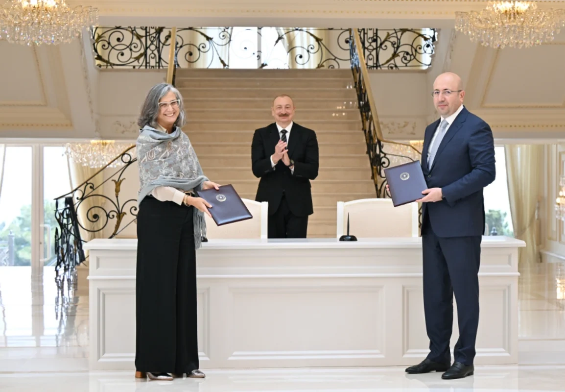İlham Əliyev BMT-nin Məskunlaşma Proqramının icraçı direktorunu qəbul edib - FOTO