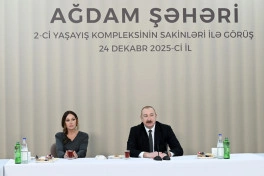 Prezident İlham Əliyev Ağdamda 2-ci yaşayış kompleksinin açılışında iştirak edib - YENİLƏNİB - FOTO