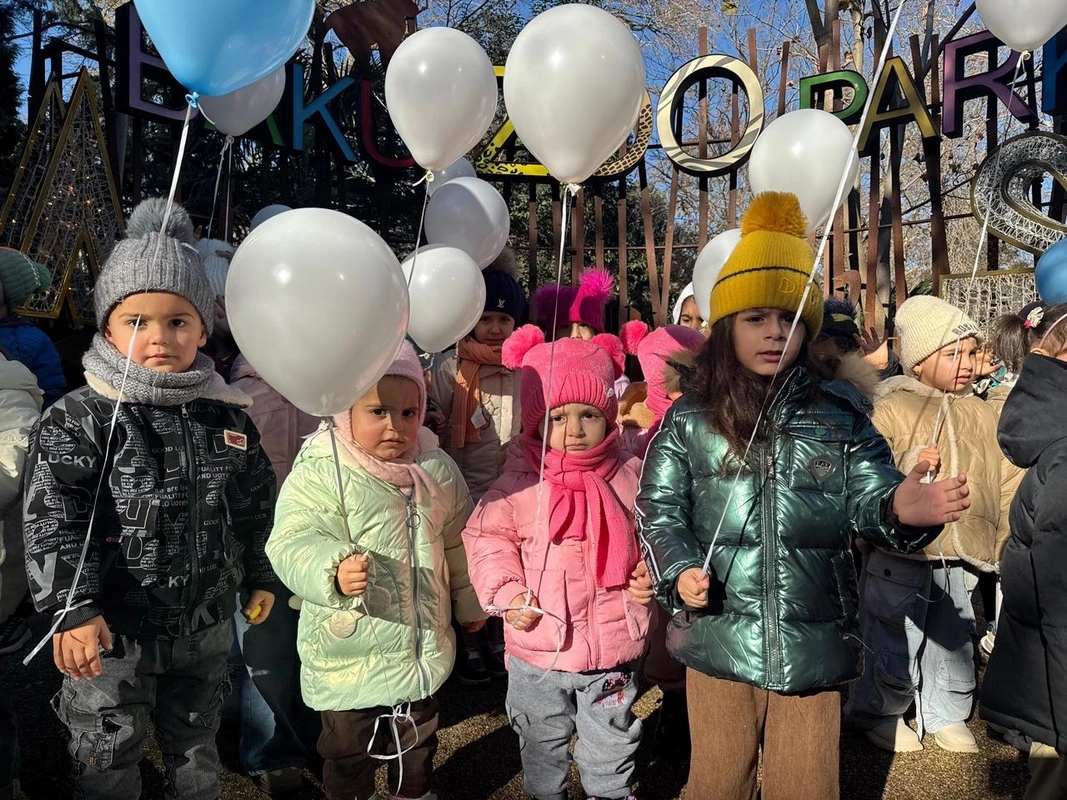 Leyla Əliyevanın təşəbbüsü ilə Bakı Zooloji Parkında uşaqlar üçün bayram tədbiri təşkil olunub - FOTOLAR