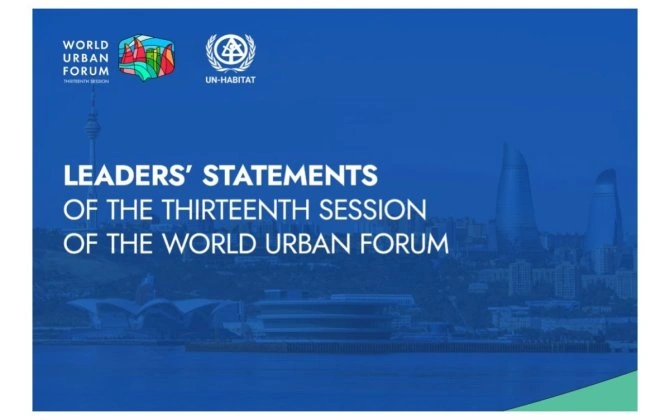 WUF13 çərçivəsində keçirilən Liderlər sessiyası başa çatıb