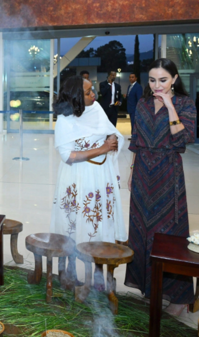 Leyla Əliyeva Efiopiya Elm Muzeyini ziyarət edib - FOTO