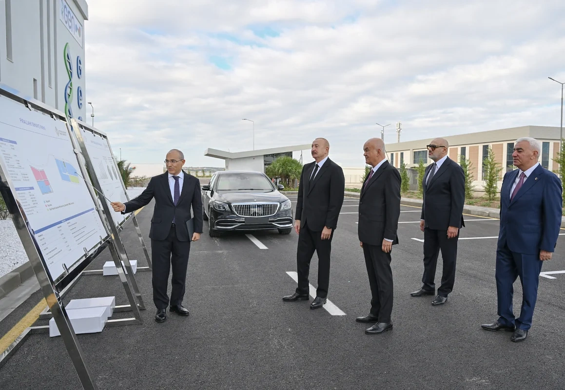 İlham Əliyev Pirallahı Sənaye Parkında dərman istehsalı müəssisəsinin açılışında iştirak etdi - FOTO