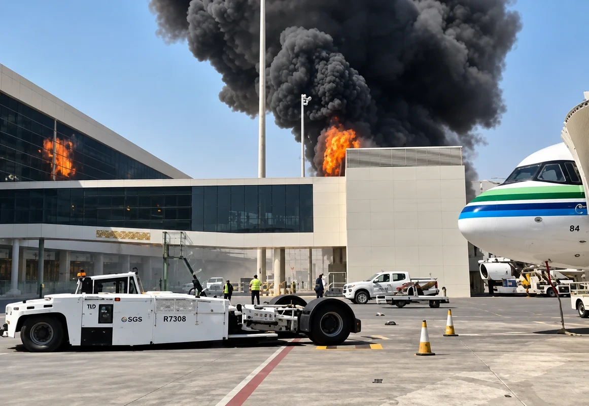 Ər-Riyad aeroportuna növbəti hücum: Pakistan vətəndaşı öldü, xeyli yaralı var - Video