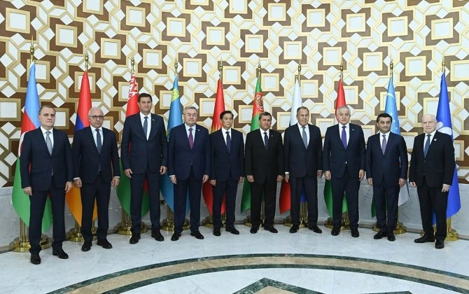 Ceyhun Bayramov MDB Xarici İşlər Nazirləri Şurasının iclasında çıxış edib - FOTO