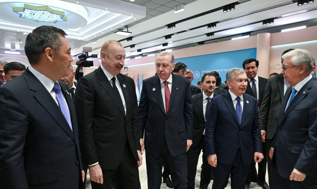 İlham Əliyev Türküstanda TDT-nin qeyri-rəsmi Zirvə görüşündə iştirak edib - FOTO - YENİLƏNİB