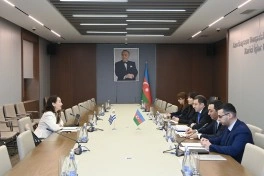 Ceyhun Bayramov Uruqvayın xarici işlər nazirinin müavini ilə görüşüb - FOTO