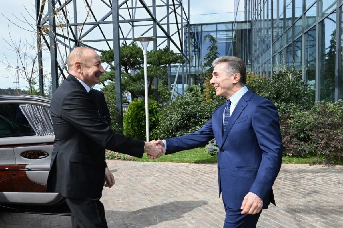 Gürcüstanda Azərbaycan Prezidentinin şərəfinə lanç verilib - FOTO