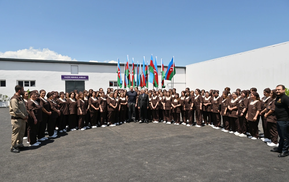 Xocalı şəhərində “Qarabağ Tekstil Evi” MMC istifadəyə verildi - FOTO
