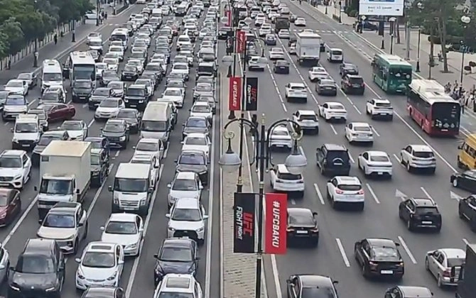 Bu ərazilərdə tıxac var