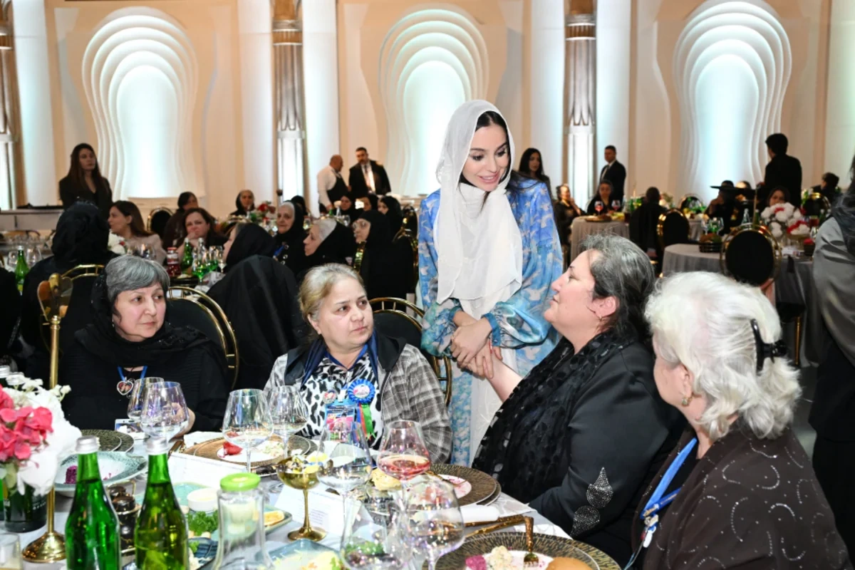 Şəhid analarının iştirakı ilə iftar süfrəsi təşkil olunub - FOTO