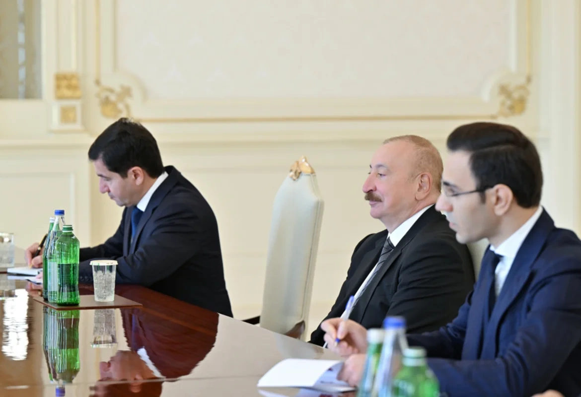 İlham Əliyev İordaniya Nümayəndələr Palatasının sərdini qəbul etdi - FOTO