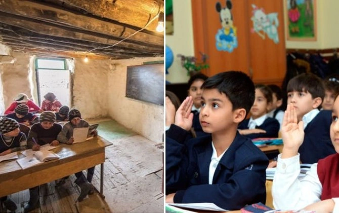 Bakı qabaqda, bölgələr geridə, təhsil rəqəmlərinin arxasındakı SİRR