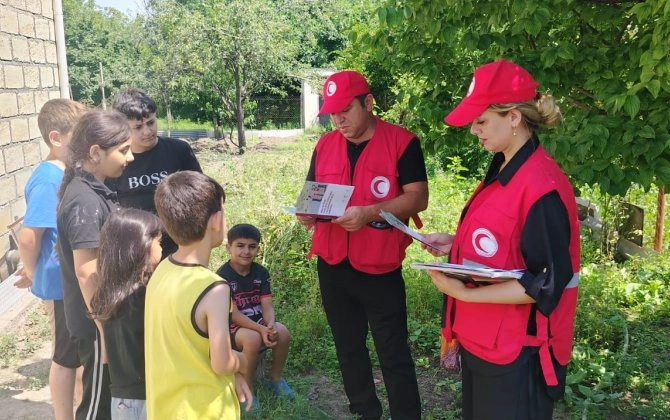 Ağdamda mina təhlükəsinə dair maarifləndirmə sessiyası keçirilib - FOTO
