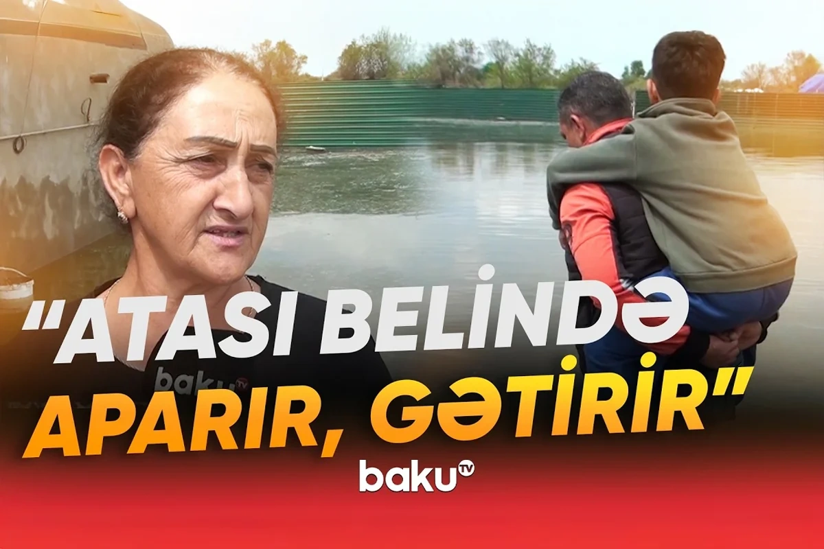 Kür daşdı, Kürdəmirdə evləri su basdı: "Heç bir tədbir görülmür" - VİDEO
