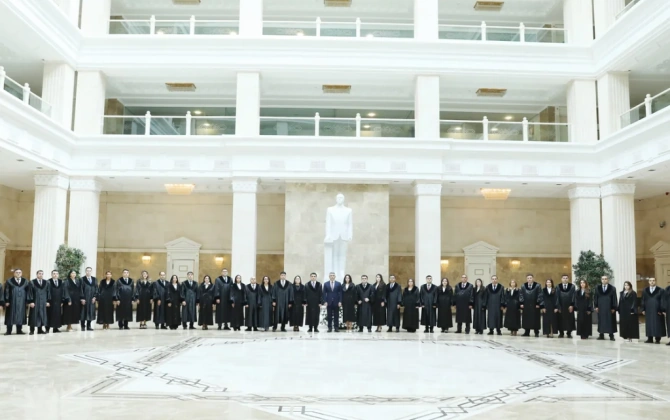 Ali Məhkəmədə yeni təyin olunmuş hakimlər and içiblər