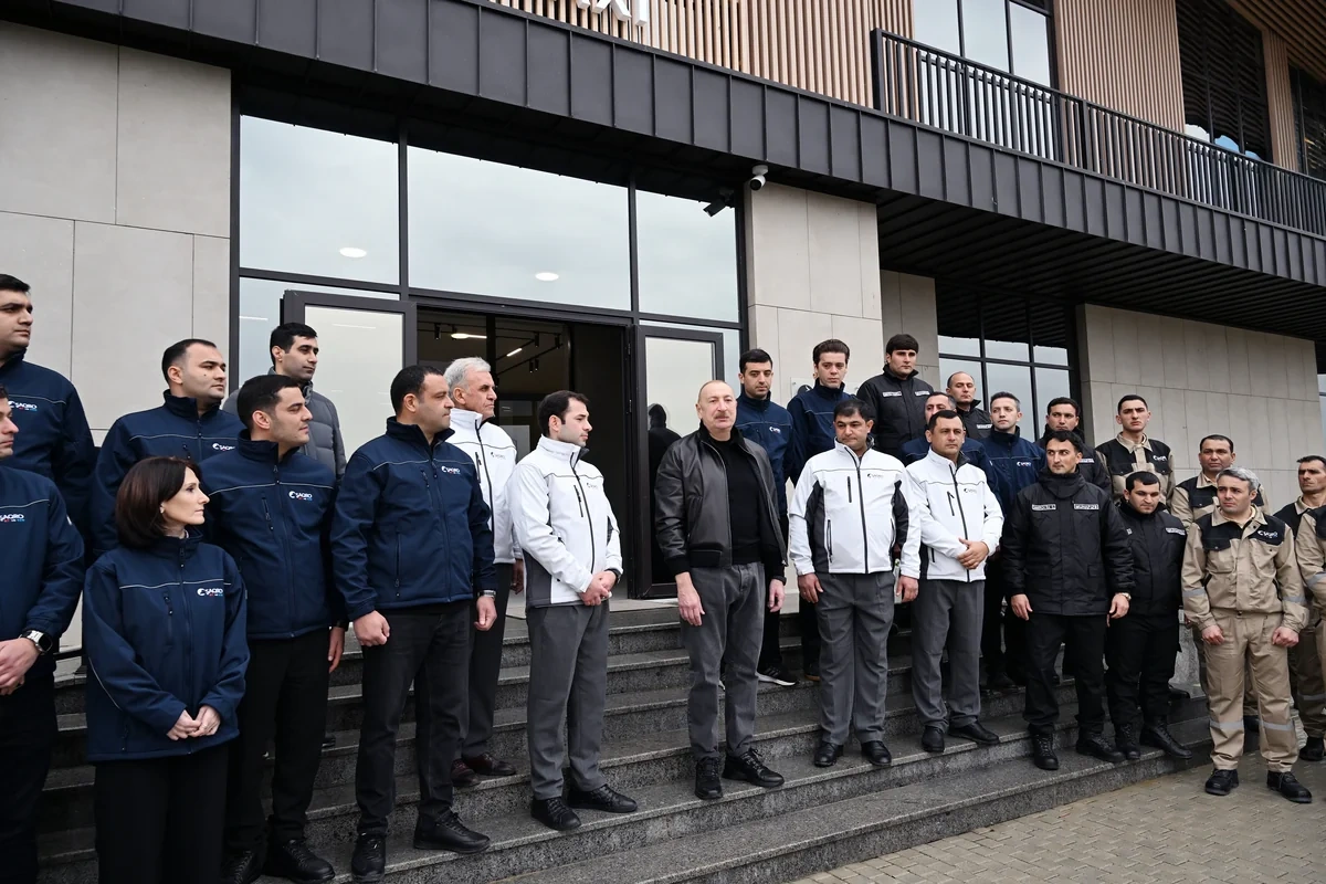 İlham Əliyev Şamaxıda "Şirvan Aqro" heyvandarlıq kompleksinin açılışında iştirak edib - FOTO