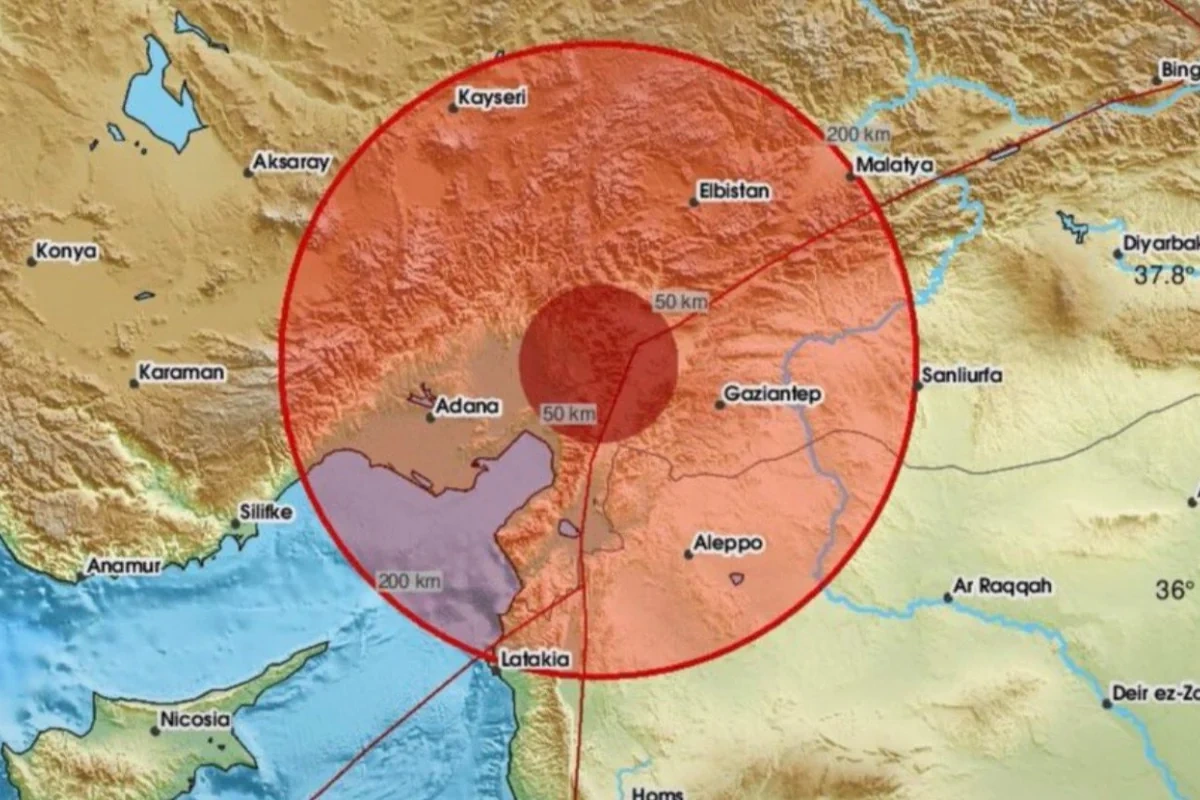 Türkiyədə zəlzələ baş verdi